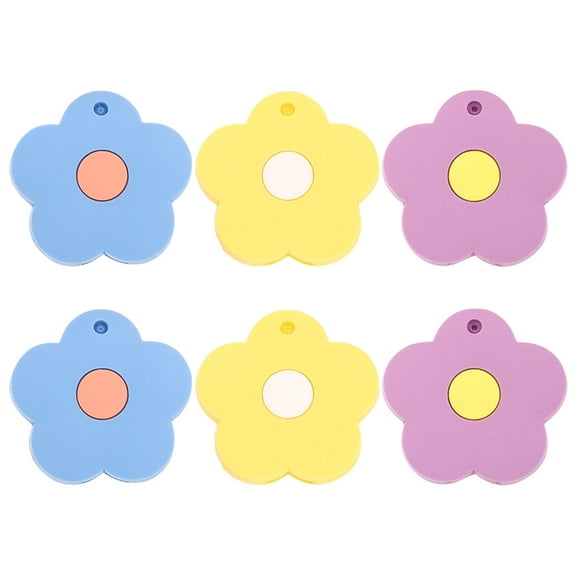 OFFIGAM Key Cover Silicone Assorted Color Dirt Protection 6Pcs 1.57X1.57X0.20In