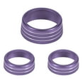 thumbnail image 1 of OFFIGAM Durable Purple Knob Cover for Car Air Conditioning Trim 3Pcs, 1 of 10
