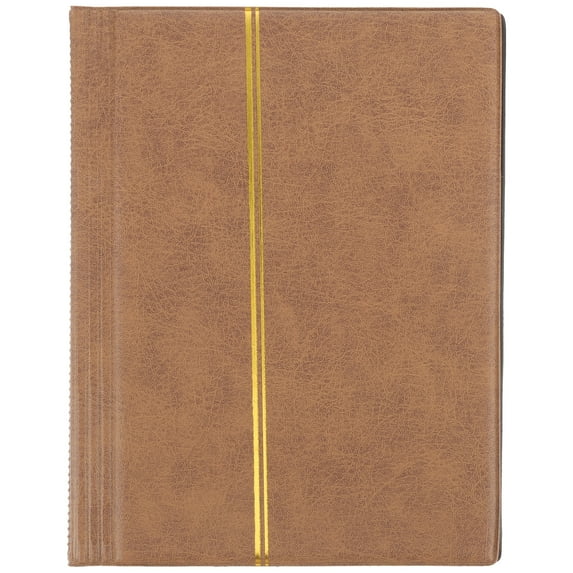 OFFIGAM Brown Portable Organizer Album for Storage and Collection, Compact and Design