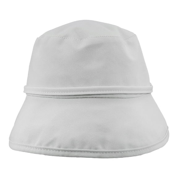 OFFIGAM Women’s Cotton Bucket Hat White Casual Outdoor Sun Hat for Daily Wear 1 Set