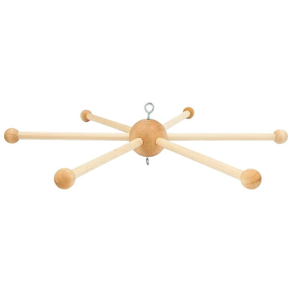 OFFIGAM Handmade Decorative Wood Wind Chime Parts Replacement Kit for Indoor and Outdoor Use