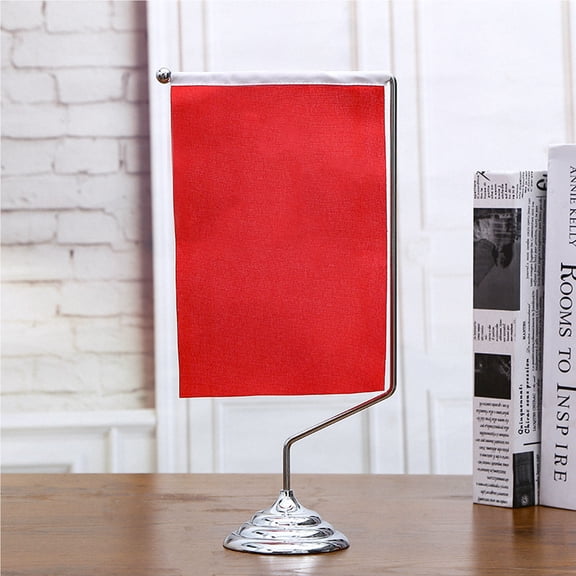 OFFIGAM Alloy Tabletop Flag Stand Base for Indoor Use, Simple Design, and Stylish, 1 Set