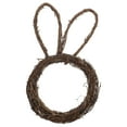 thumbnail image 1 of OFFIGAM Bunny Wreath Decoration Rattan Multi-Color Spring Easter Door Hanging Ornament 1 Set, 1 of 6