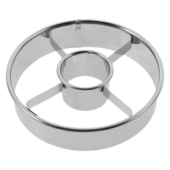 OFFIGAM Stainless Steel 1.9 Inch Round Doughnut Pastry Mold Cutter for Baking and Dough Preparation