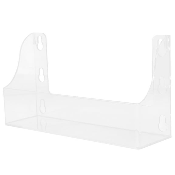 OFFIGAM Clear Beverage Storage Rack U Shape Floating Shelf Ledge for Fridge Organization and Space Saving