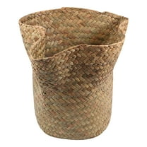 OFFIGAM Handmade Flower Pot Light Brown for Hydroponic Plants, Planter 1 Pc