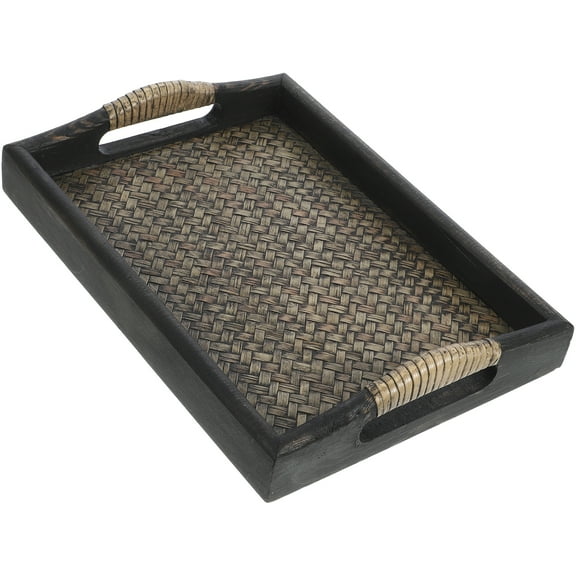 OFFIGAM Vintage Wooden Tea Tray Coffee Serving Tray for Home Kitchen Dining and Office Use - 1 Piece