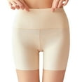 thumbnail image 1 of OFFIGAM Khaki High Waist Safety Shorts with Elastic Waistband Ice Workwear, 1 of 10