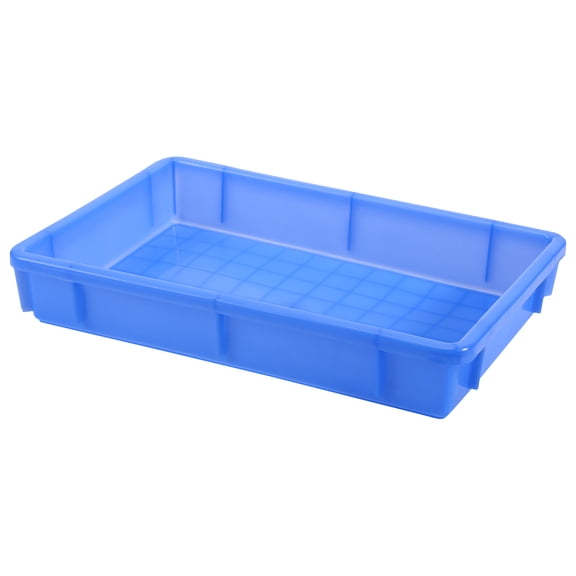 OFFIGAM Compartment Storage Box Blue 1Pack 14.4X9.6X2.5In For Hotel Organization