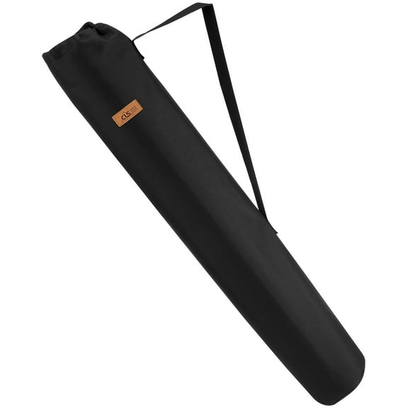 Rhewides Oxford Fabric Tent Pole Bag Portable Carry Case for Fishing Rods Hiking Trekking Walking Mountaineering Poles Black