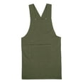 thumbnail image 1 of OFFIGAM Square Cross Back Apron for Men and Women in Summer 1Pack 31.5x11.8x0.2in, 1 of 10