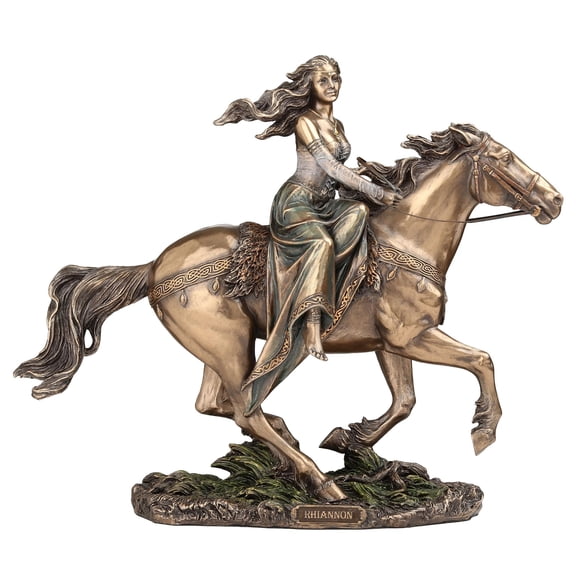 Rhiannon - Celtic Goddess on Horse Statue