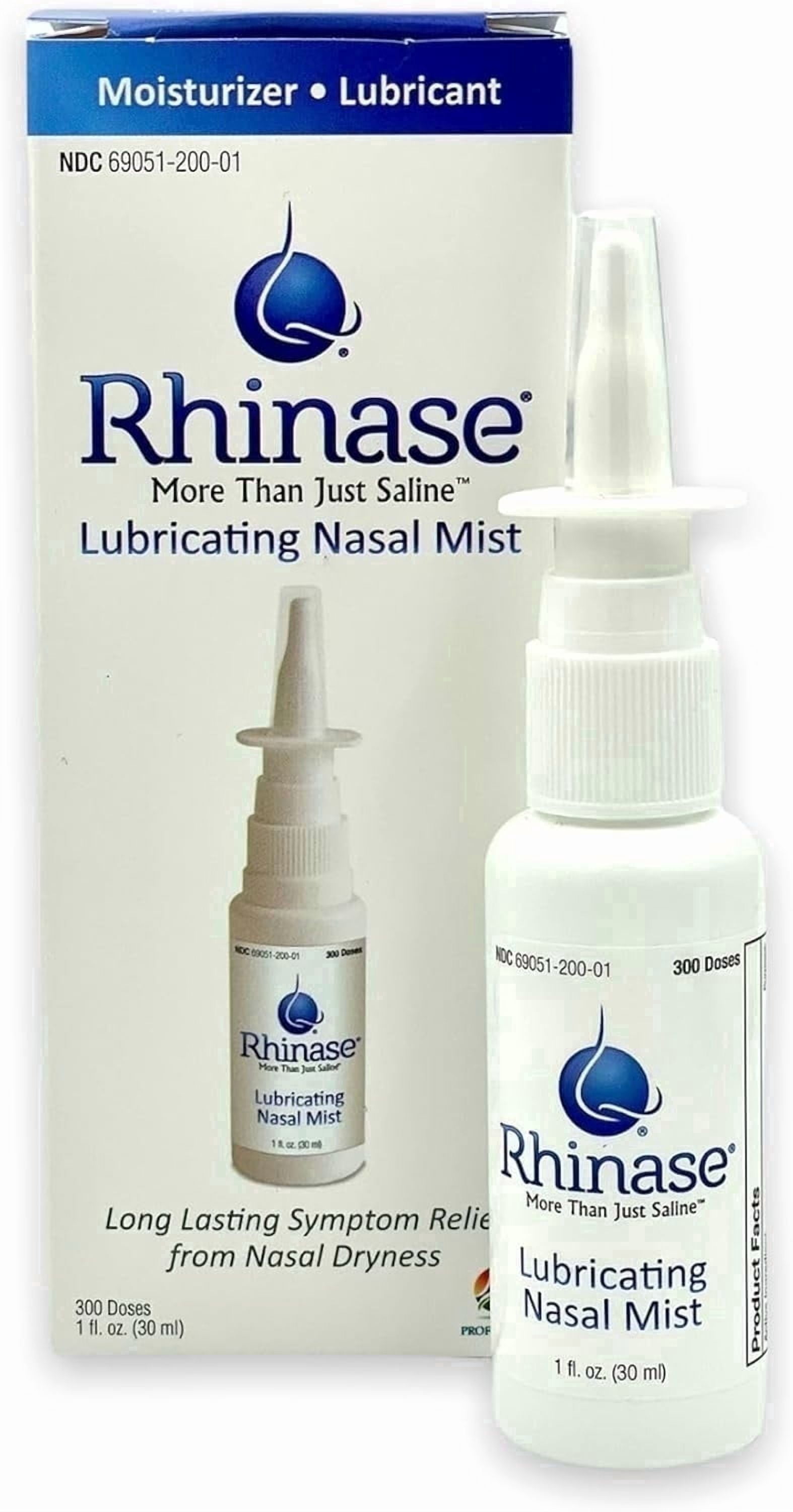 Rhinase Nasal Spray Steroid-Free Hypoallergenic Moisturizing Relief 1 fl oz  - Walmart.com