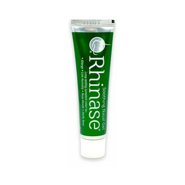 Rhinase Allergy Relief Nasal Gel Non-Steroid Moisturizer for Sinus Relief & Dry Nose Relief, 1 oz