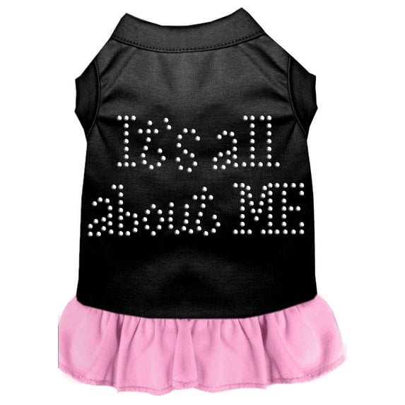 Pet Dog Cat Dress Rhinestone, "It's All About Me"