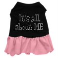 thumbnail image 1 of Rhinestone All About me Dress Black with Pink XL - 16, 1 of 1