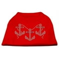 thumbnail image 1 of Rhinestone Anchors Shirts Red S - 10, 1 of 1