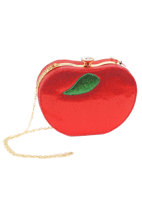 Rhinestone Apple Purse