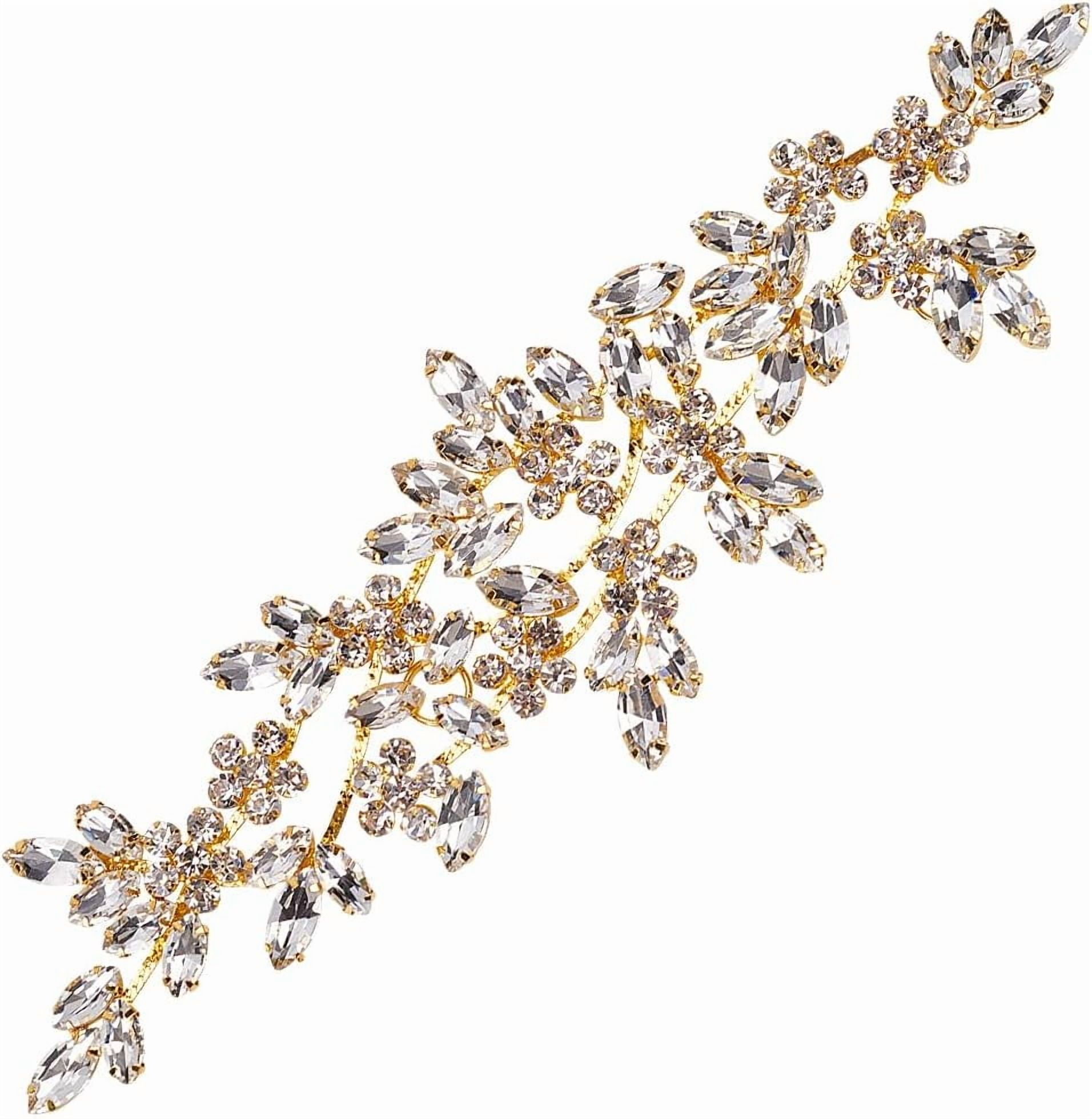 BRL MALL Gold Appliques Sheer Scoop Neck Long Prom Dresses