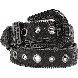 Ceinture Cuir Femme SUOSDEY Blanche Taille 38-32 - Largeur 1,5 Pouces