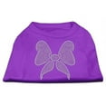 thumbnail image 1 of Rhinestone Bow Shirts Purple L - 14, 1 of 1