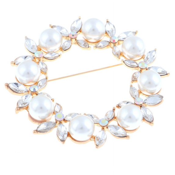 Rhinestone Brooch