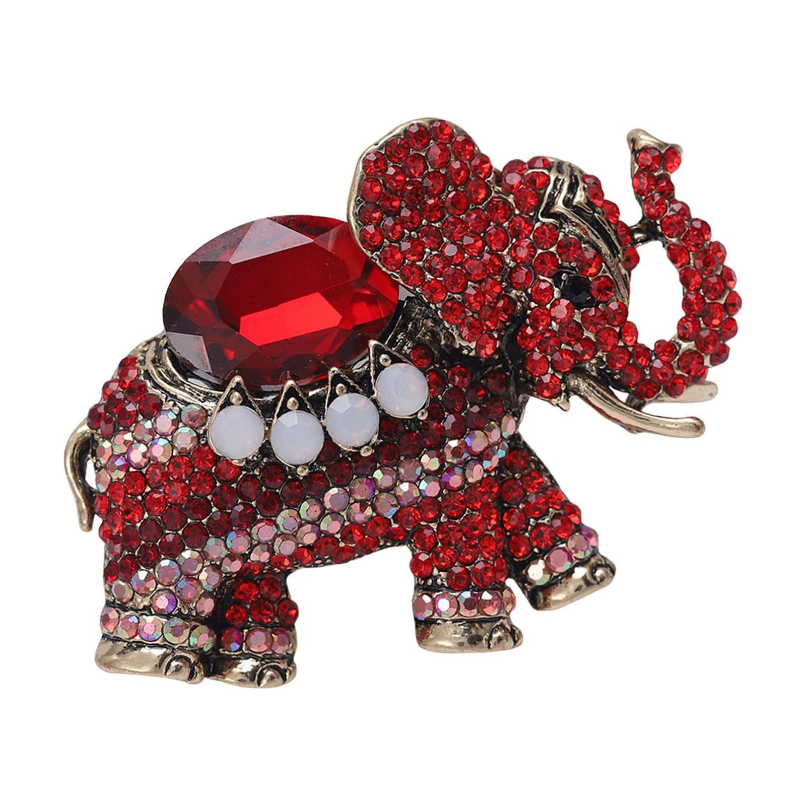 Sleeping Animal Brooch Set - Cute Enamel Pig, Elephant, Cat & Penguin Pin Badges For Jackets & Bags