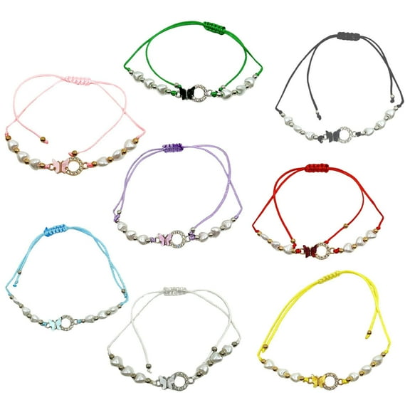 Rhinestone Butterfly Bracelet: 1CT