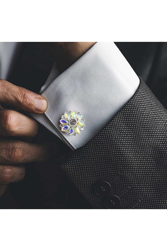 Rhinestone Buttons, Crystal Glass DIY Shirt Buttons, Detachable Snap Clips for Blouses Dresses Formal Wear Fashion Accessories