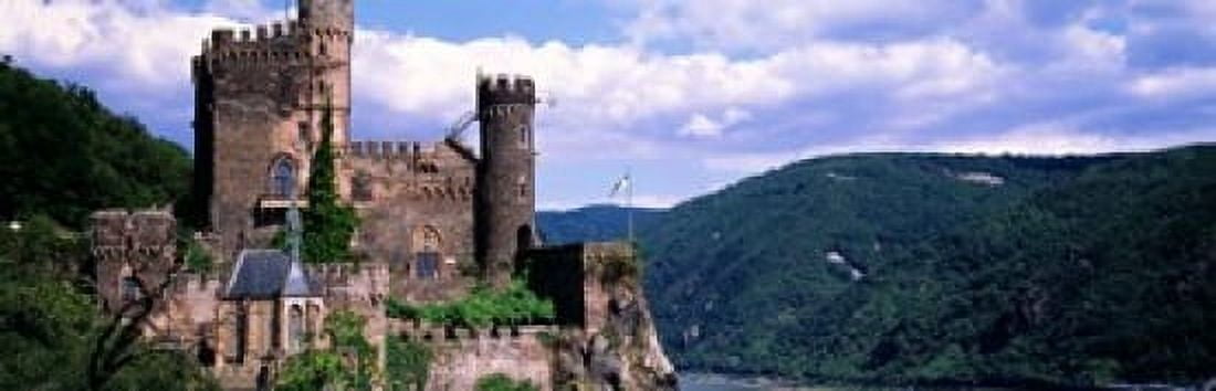 Rhinestone Castle Germany Canvas Art - Panoramic Images (18 x 6)