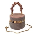 thumbnail image 1 of Rhinestone Chain Bag Bucket Bag Evening Bag Party Banquet Wedding Handbag Cocktail Tote Bag for Women Girl Crossbody Bag, 1 of 20