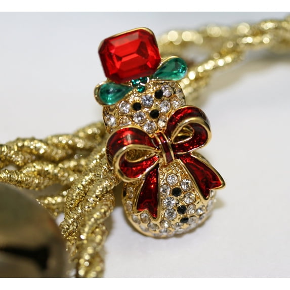 Snowman Rhinestone Christmas Pins & Brooches