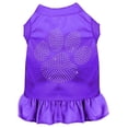 thumbnail image 1 of Rhinestone Clear Paw Dress, Purple - Small 10, 1 of 1