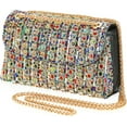 thumbnail image 1 of Rhinestone Clutch Purse Sparkling Silver Crystal Diamond Evening Bag, 1 of 8