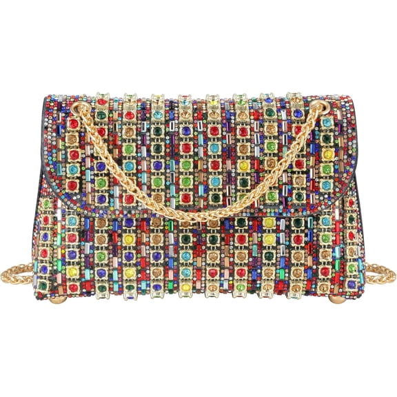 Rhinestone Clutch Purse for Women Sparkling Party Evening Bag Wedding Cocktail Handbag Prom Shoulder Bags