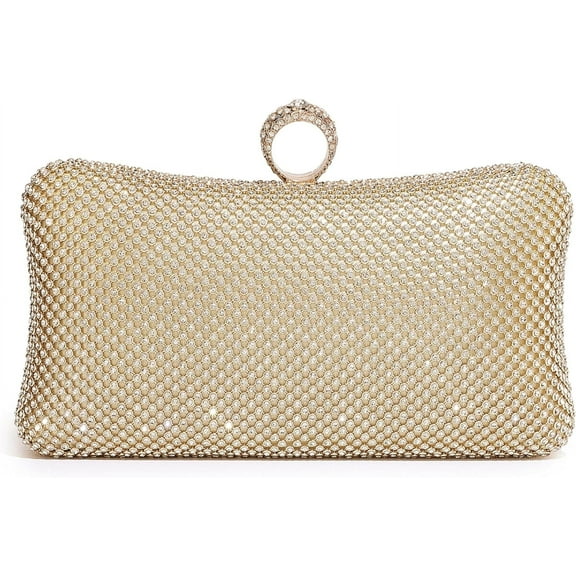 Rhinestone Clutch Purses for Women Sparkly Evening Bag Formal Elegant Wedding Party Purse