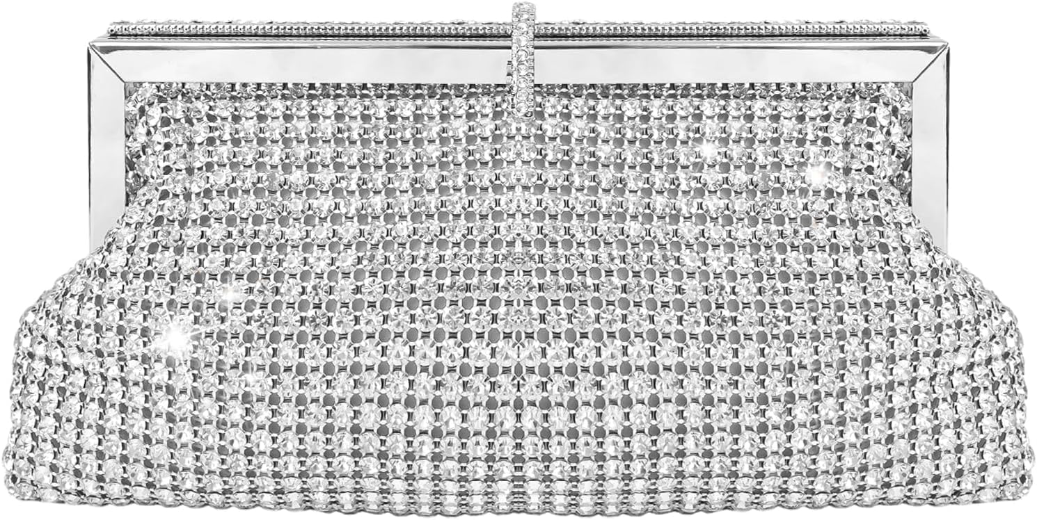 Alloy Sparkly Rhinestone Clutch Women's Handbags