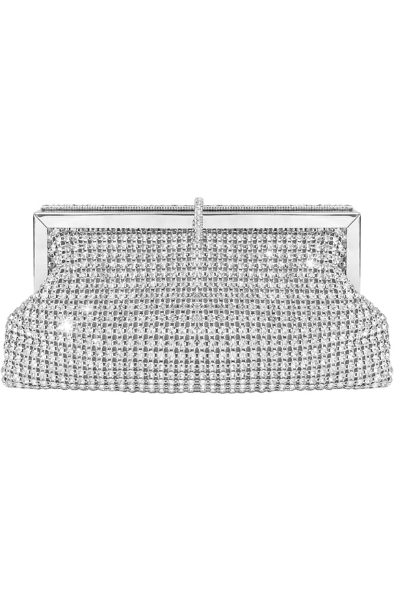 Rhinestone Clutch Sparkly Purse Evening Wedding Clutch Glitter Bridal Elegant Evening Bags for Women