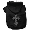 thumbnail image 1 of Rhinestone Cross Hoodies Black XL - 16, 1 of 1