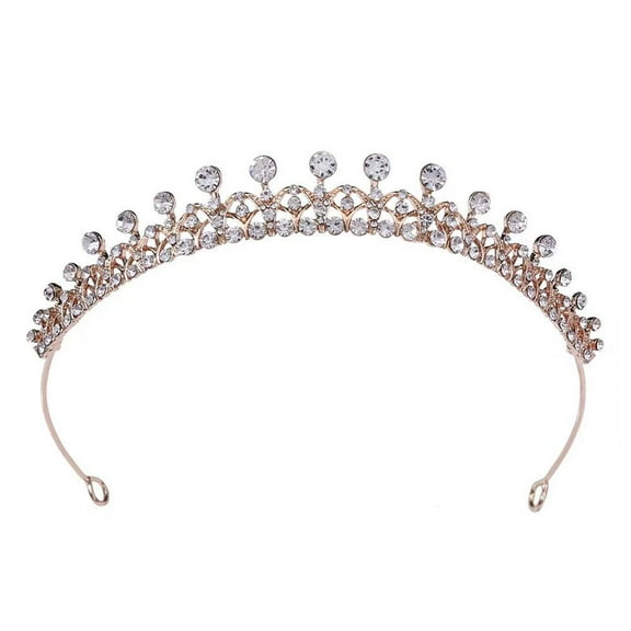 Rhinestone Crown Bridal Crown Wedding Tiara Alloy Hair For Women New H1 O6K1