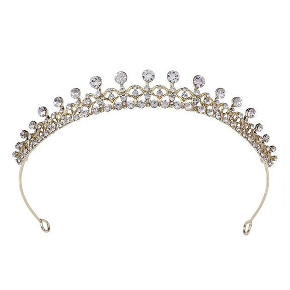 Rhinestone Crown Bridal Crown Wedding Tiara Alloy Hair For Women New H1 U5E2