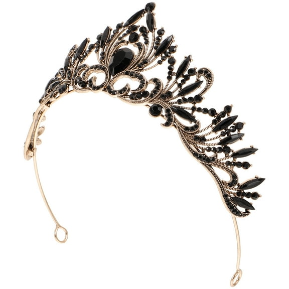 Rhinestone Crown Headband for Girl Accessories Reveal Tiara Bride