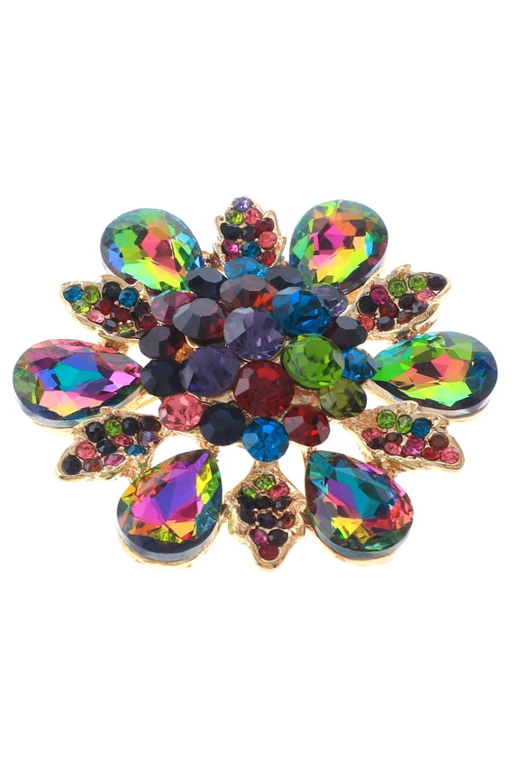Rhinestone Crystal Brooch