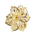 thumbnail image 1 of Rhinestone Crystal Flower Napkin Rings Wedding Holiday Table Decoration - Set of 4 (Gold Bauhinia), 1 of 4