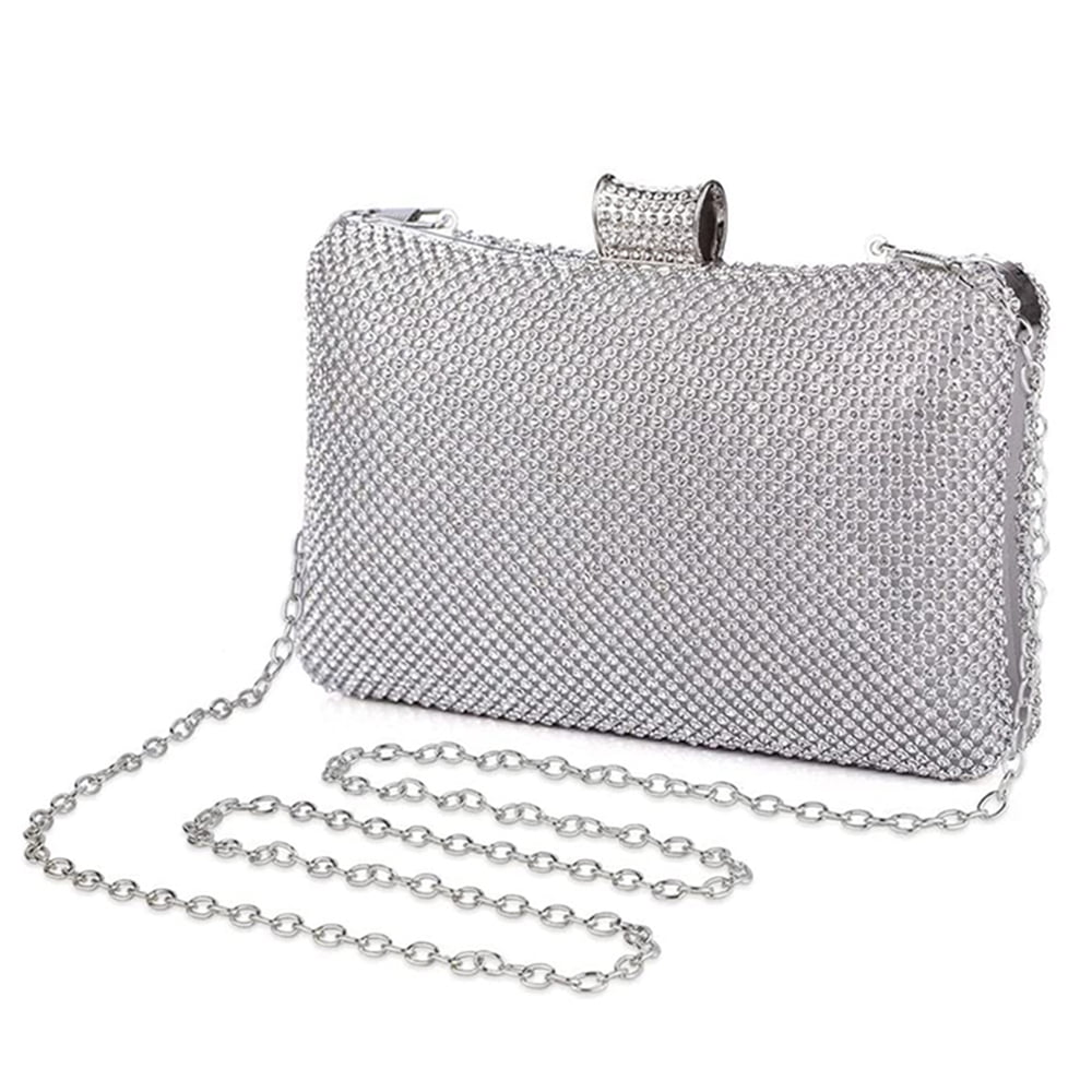 silver Ladies Metal Handbag at Rs 550/piece in New Delhi | ID: 2851975881873