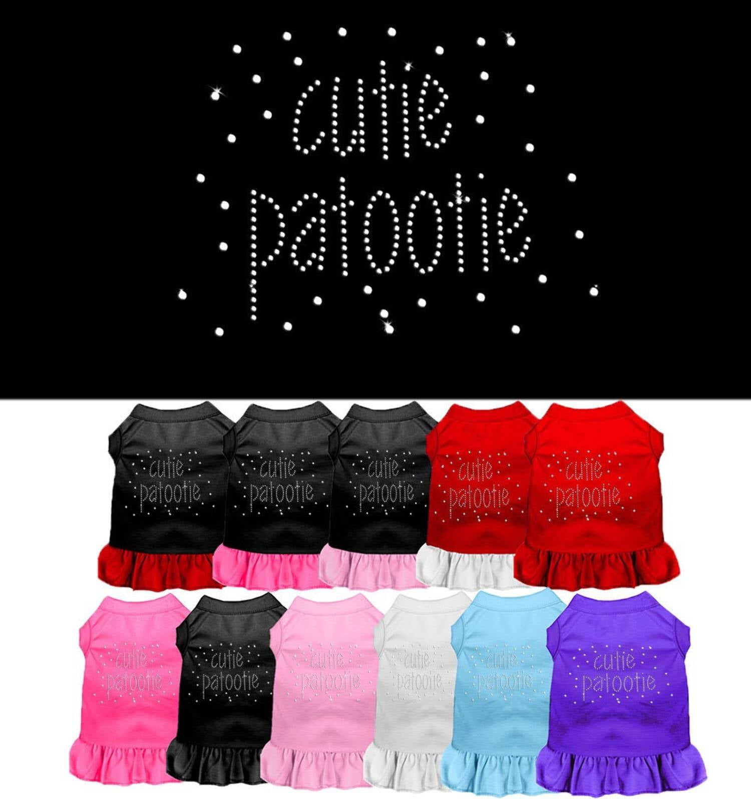 Rhinestone Cutie Patootie Dress Walmart