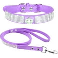 thumbnail image 1 of Rhinestone Dog Collar, Cute Dazzling Sparkling Soft Suede Leather Dog Cat Rhinestone Collar Crystal Diamond Pet Dog Puppy Collar, 1 of 4