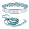 thumbnail image 1 of Rhinestone Dog Collar and Leash Set for Small Dogs, Fancy Bling Diamond Cat Collar Crystal Glitter Pretty Jewel Puppy Collars with Lead for XXS XS Small Medium Large Pet Dogs Kitten, 1 of 3