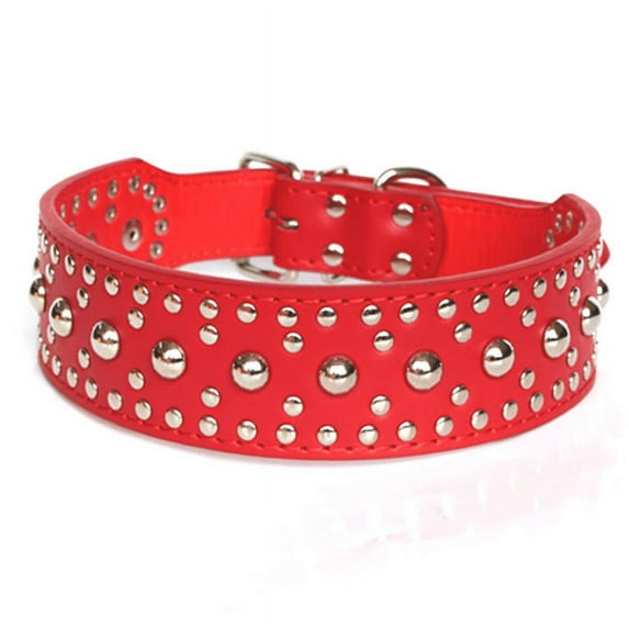 Rhinestone Dog Collar Sparkling Diamante Pet Dog Kitten Necklace, Red