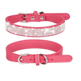 thumbnail image 1 of Rhinestone Dog Collar for Small Medium Large Dogs, Adjustable Leather Suede Bling Dog Collars，Diamond Bow Tie Puppy Collars for Boy and Girl., 1 of 7